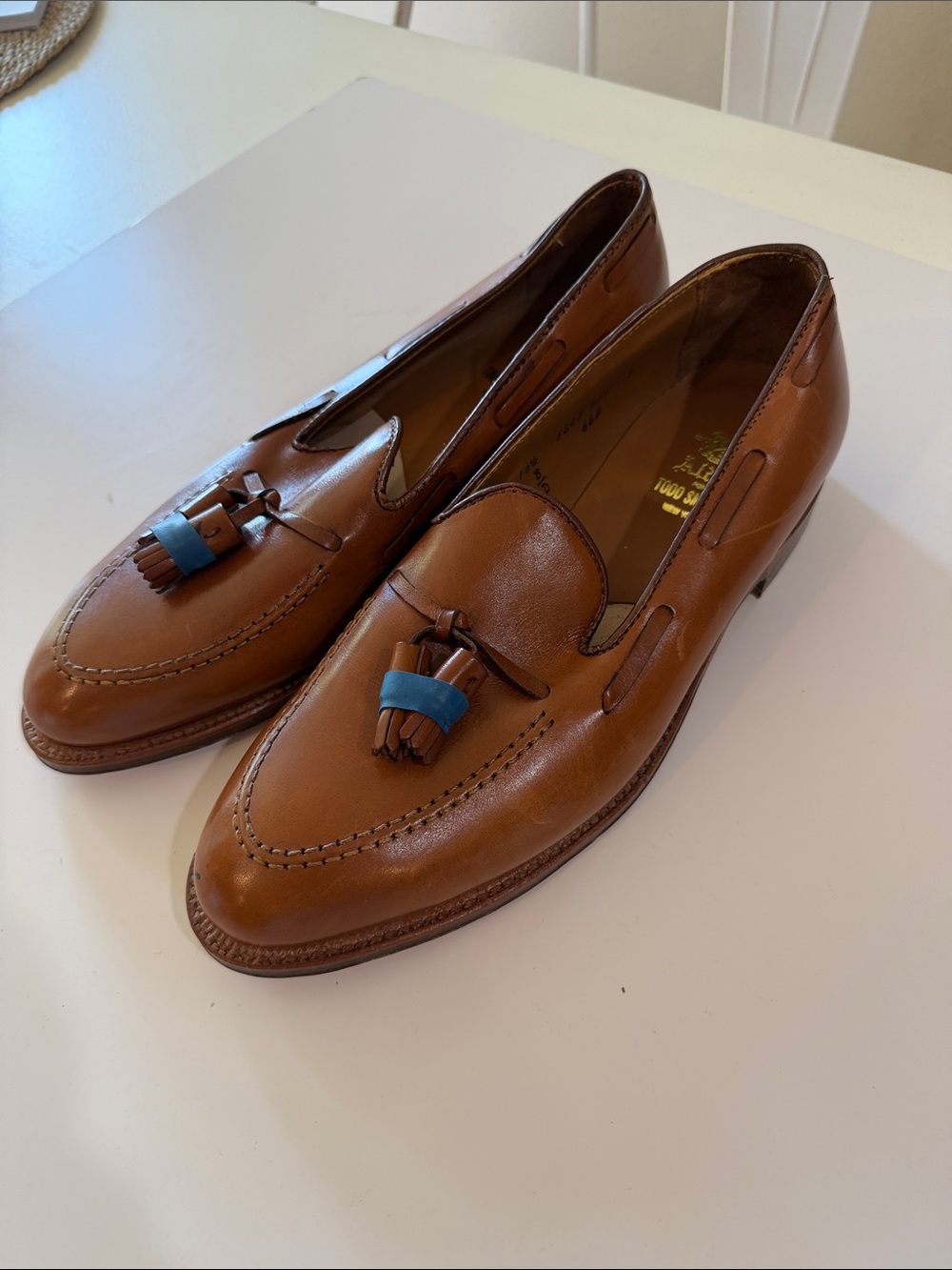 Alden Todd Snyder Tassel Loafers Chestnut Brown Sz 10.5.  Bag7 See Pic